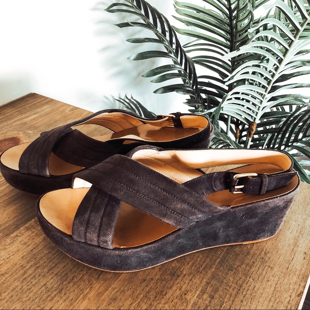 J Crew Platform Wedges